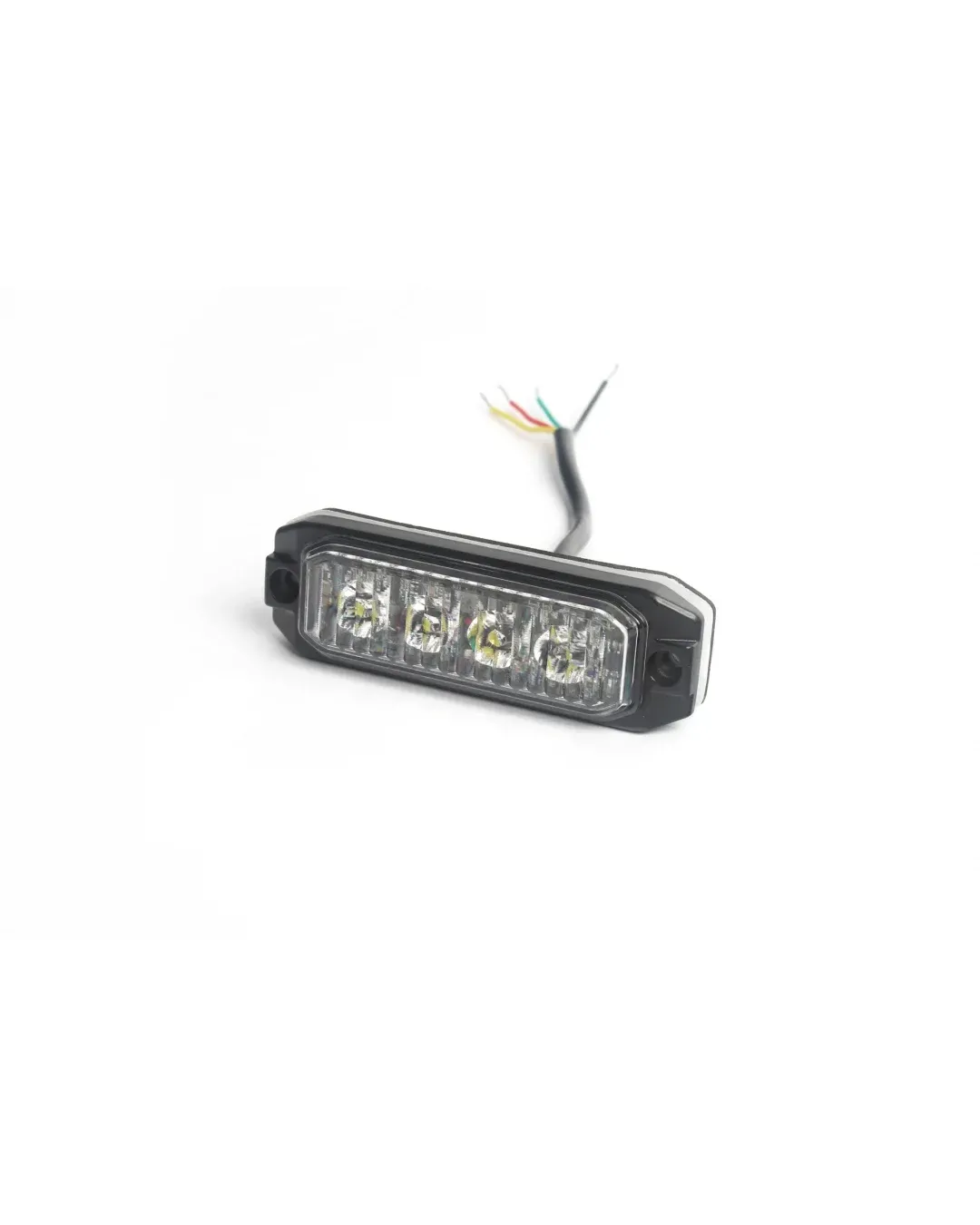 4 LED ЛЕД Жълта Аварийна Сигнална Лампа Блиц Светлина Мигаща За Пътна Помощ Платформа и др. 12-24V