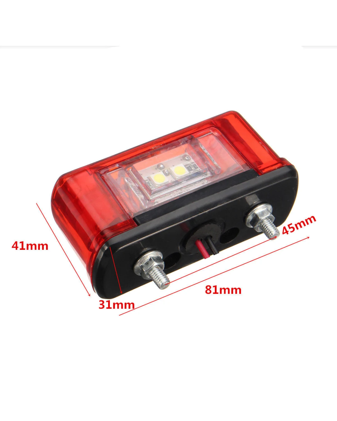 4 SMD LED Лед Oсветление Плафон за Регистрационен Заден Номер 24V