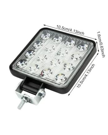 48W ЛЕД 12V 24V LED Диоден Халоген Фар Прожектор Задна Светлина Диодна Лампа
