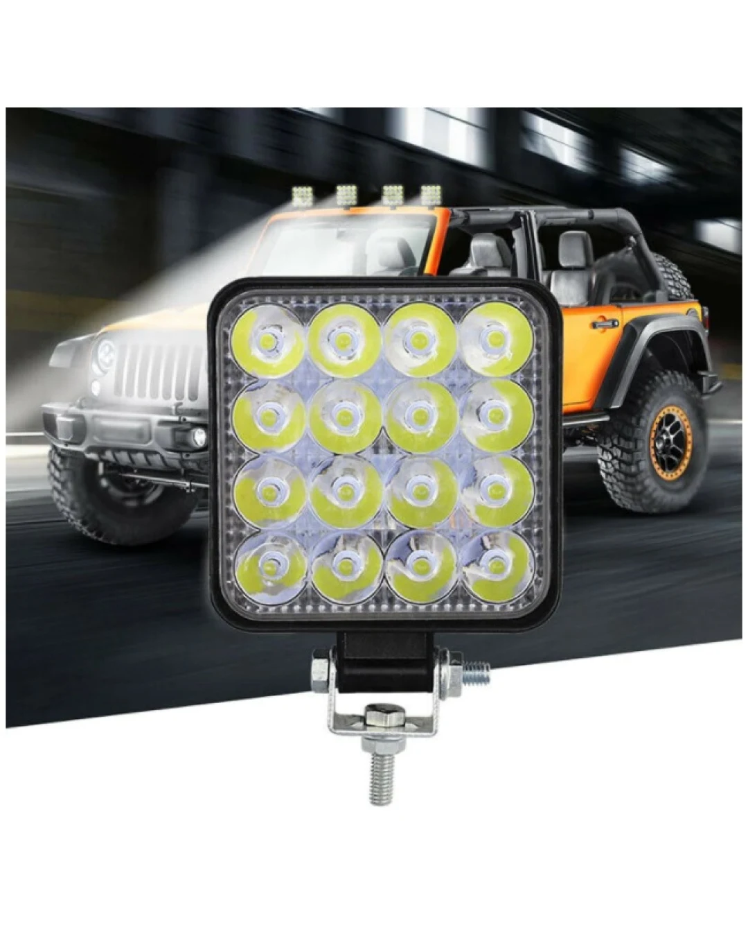48W Разпръсната Светлина FLOOD ЛЕД 12V 24V LED Диоден Халоген Фар Прожектор Задна Светлина Диодна Лампа