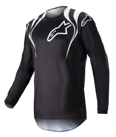 Мотокрос джърси Alpinestars Fluid Narin BLACK/WHT