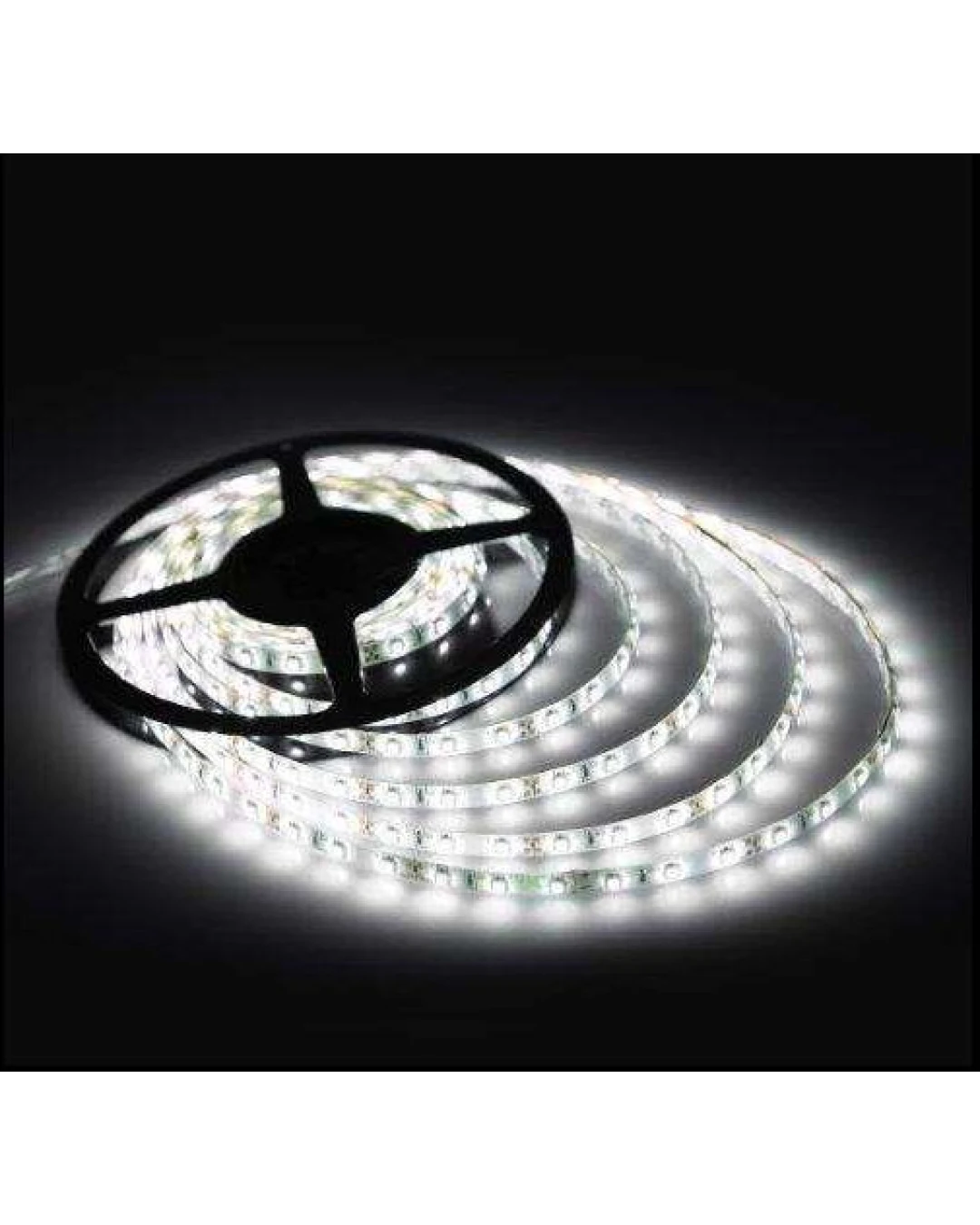 5 Метра гъвкава диодна ЛЕД лента 24V бяла 5M LED SMD, с лепяща подложка