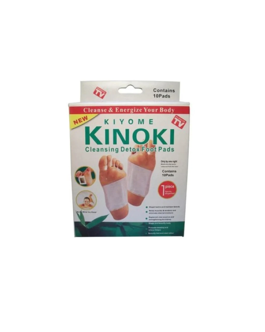 50 бр. Детоксикиращи пластири за ходила KINOKI с бамбукова киселина
