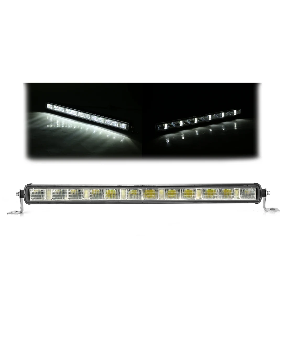 52 См LED Лед Бар с Насоченa SPOT Светлина, Три Функции, Е-Mark, 60W, 4800lm, 12V-24V, Автомобил, АТВ, Джип, 4х4, SUV, Offroad, Камион,Ролбар