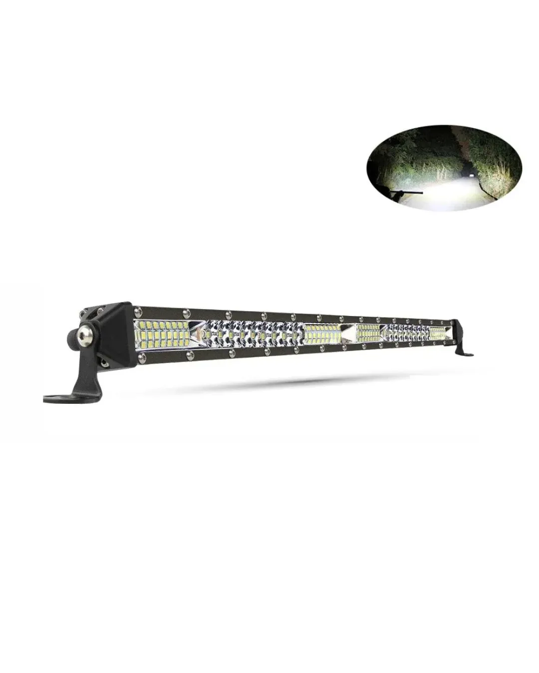 54 см LED Лед Диоден Бар , 9000 lm 180W, Ултра Тънък 12-24V Комбинирана Combo - Flood и Spot Светлина