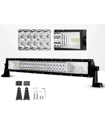 55 См 324W Мощен 7D 7Д Led Bar Лед Диоден Бар Прожектор с комбинирана бяла светлина 12V 24V