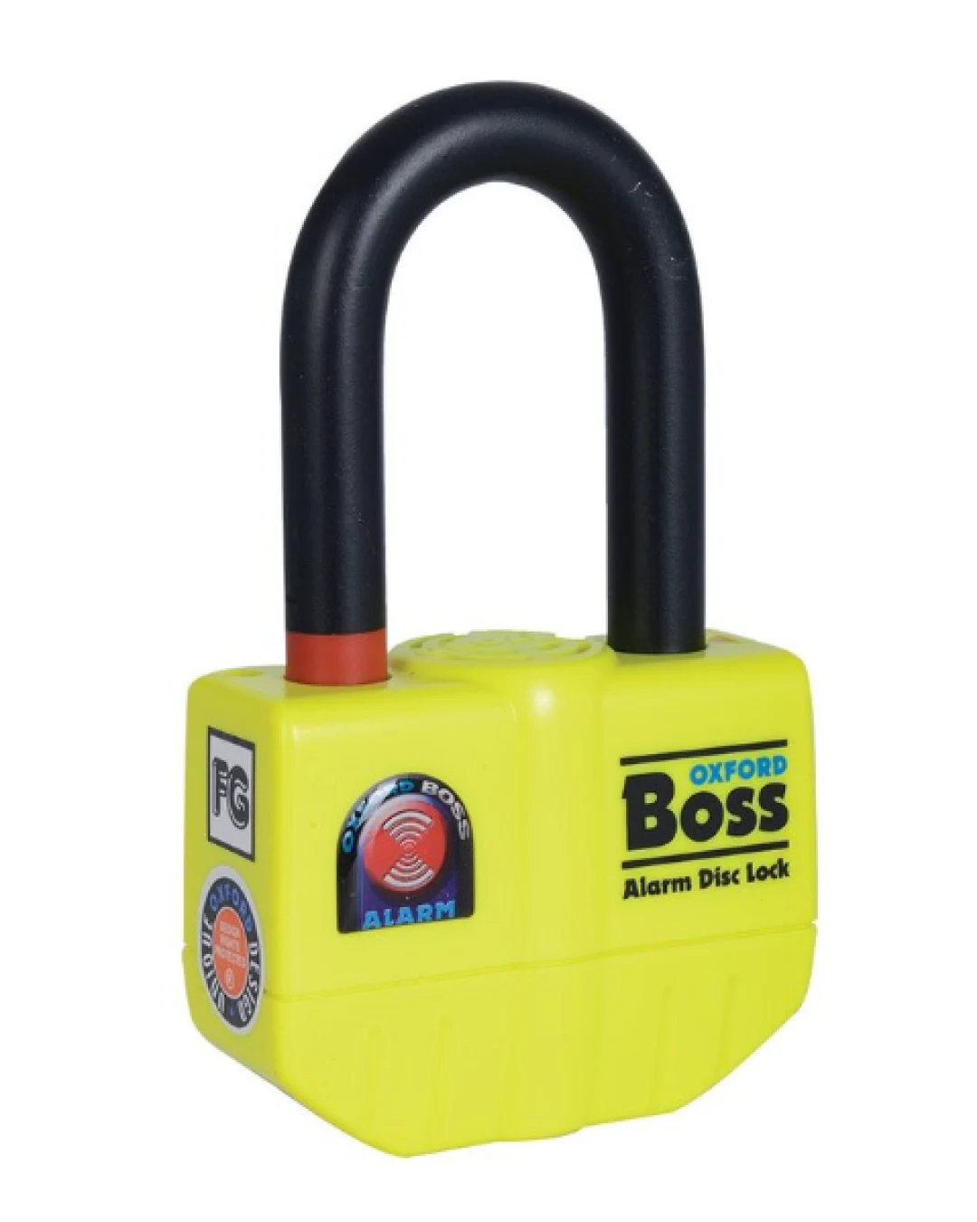 56 Дискова ключалка OXFORD Boss Alarm 14 мм, вкл. верига 12 мм x 2,0 м