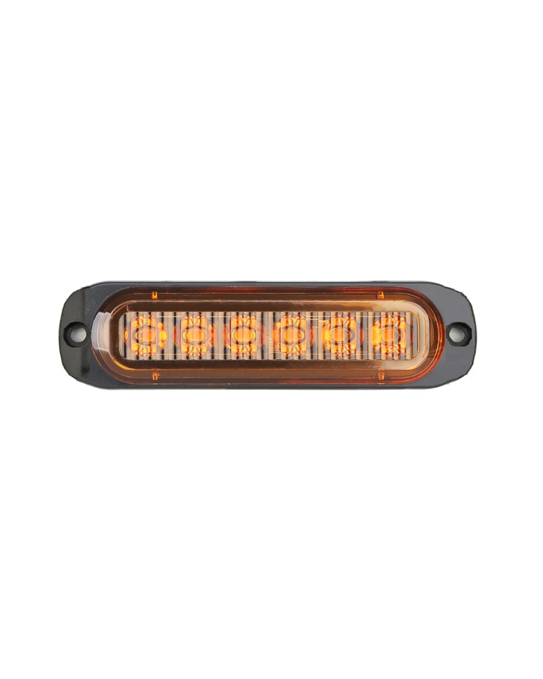 6 LED 12-24V Диодна Аварийна Сигнална Лампа За Пътна Помощ Платформа Жълта Блиц Светлина Мигаща Оранжев 112 x 29 mm