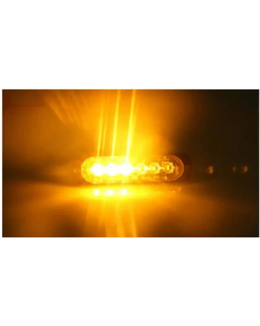 6 LED Аварийна Лампа За Пътна Помощ, Жълта Блиц Светлина, Мигаща!