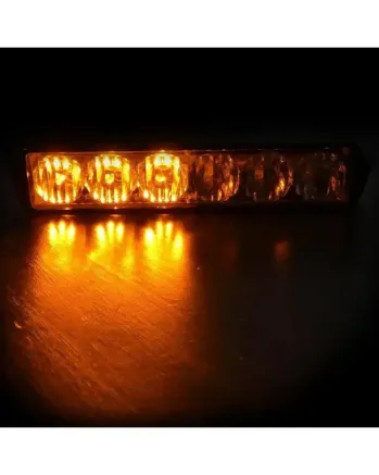 6 LED Аварийна Лампа За Пътна Помощ, Жълта Блиц Светлина, Мигаща! MAR753