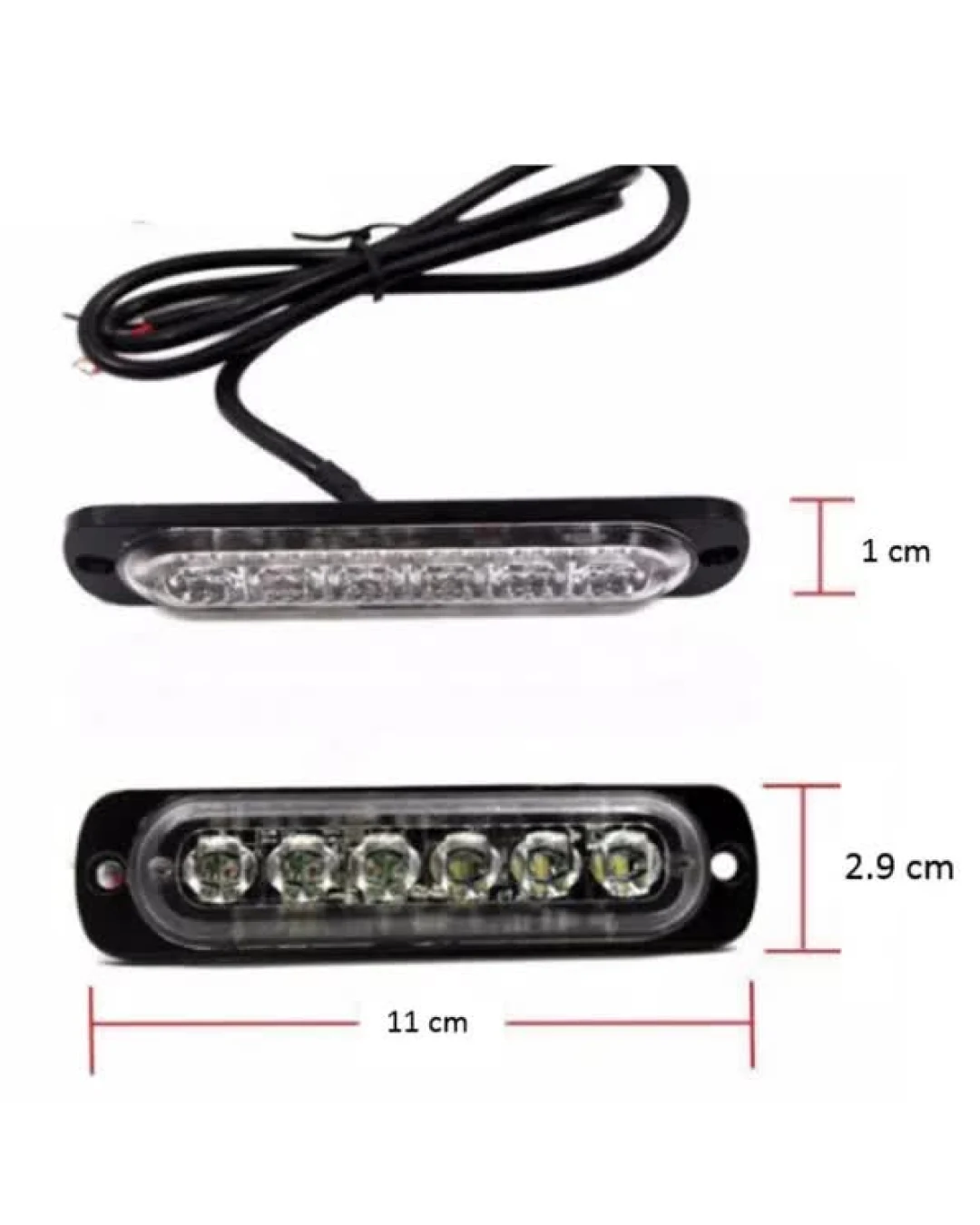 6 LED Аварийна Лампа За Пътна Помощ, Жълта Блиц Светлина, Мигаща!