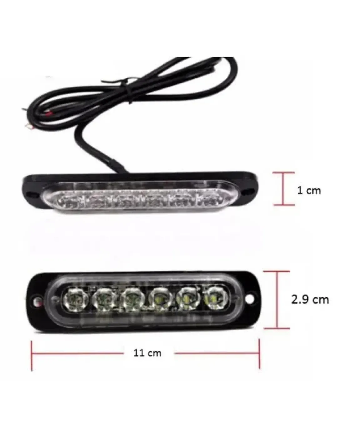 6 LED Аварийна Лампа За Пътна Помощ, Жълта Блиц Светлина, Мигаща!