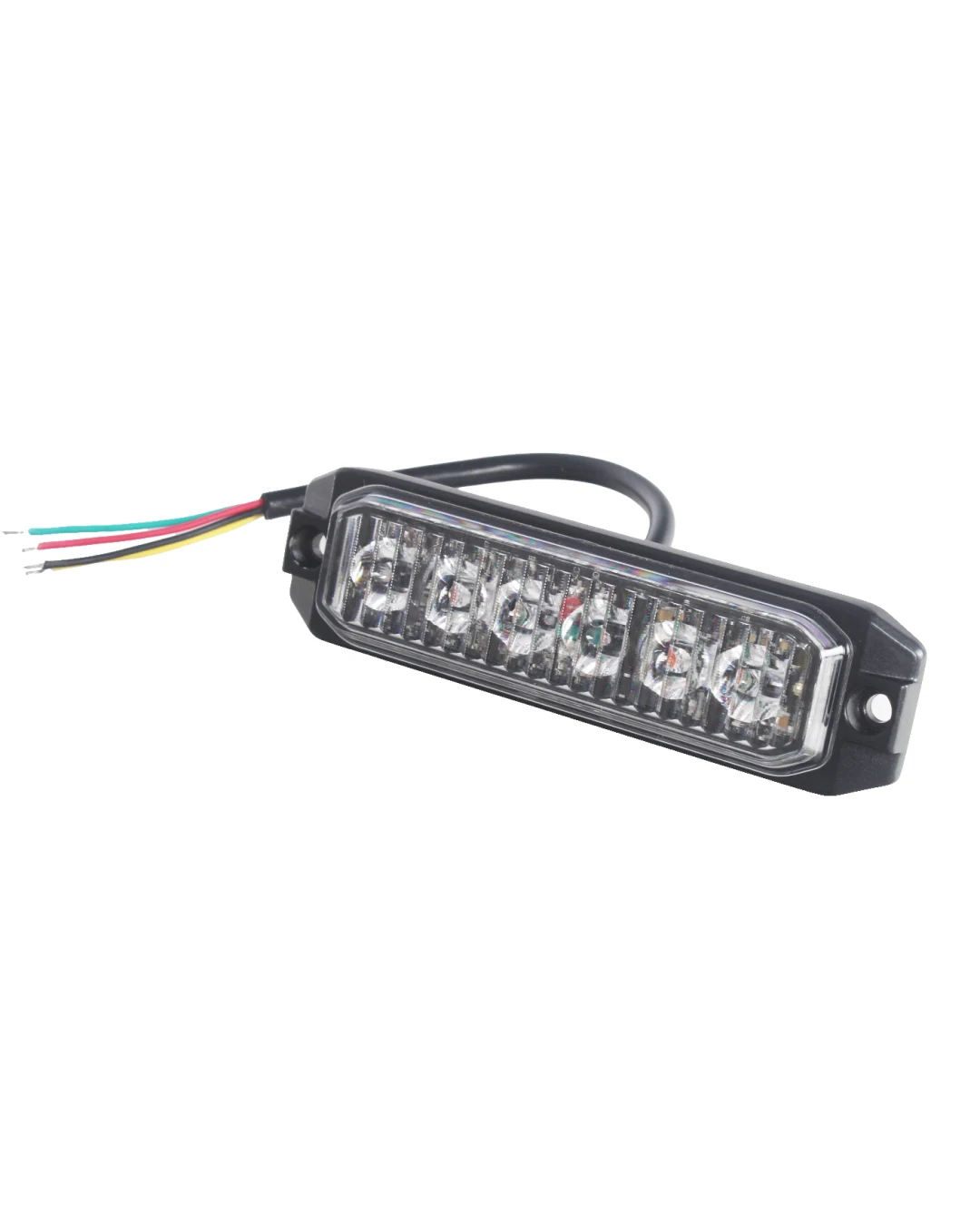 6 LED Блиц Светлина Мигаща Аварийна Лампа За Пътна Помощ Жълта 12V - 24V