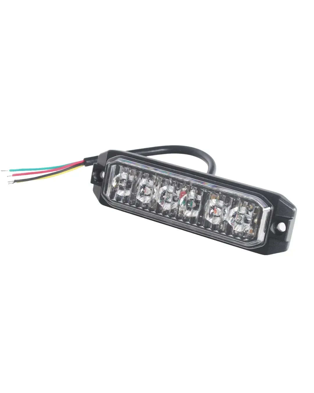 6 LED Блиц Светлина Мигаща Аварийна Лампа За Пътна Помощ Жълта 12V - 24V