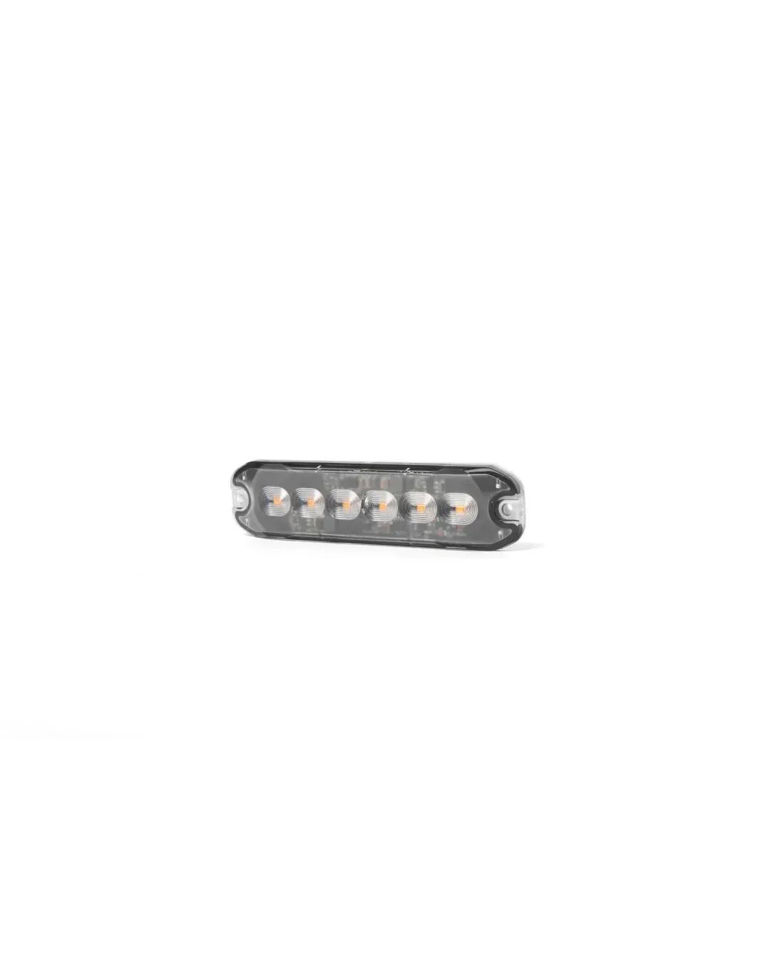 6 LED Жълта Аварийна Лампа Блиц Светлина Мигаща За Пътна Помощ Платформа и др. 10W с 8 режима 8х3 cm. 12-24V