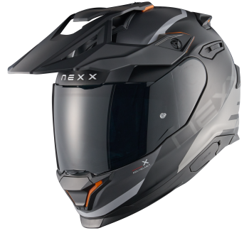 Адвенчър каска NEXX Y.TRAVL QUEST BLACK GRAY