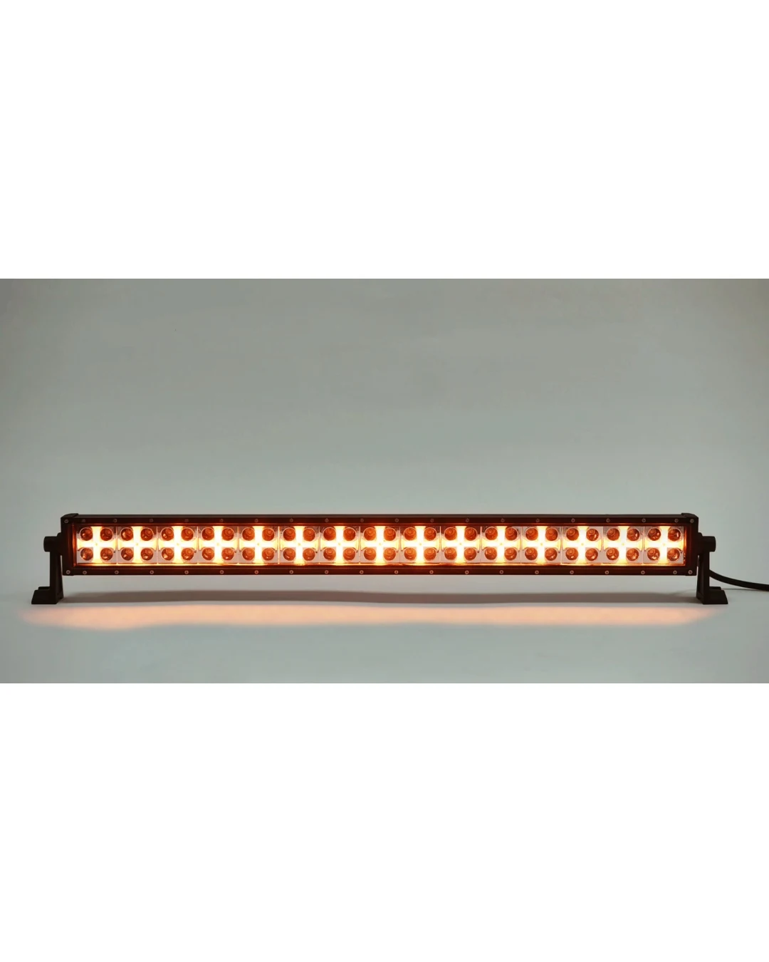 80 См Led Bar Лед Диоден Бар Прожектор Бяла и Оранжева, Жълта Светлина, Блиц, Флаш, CROSS DRL 180W 12V 24V