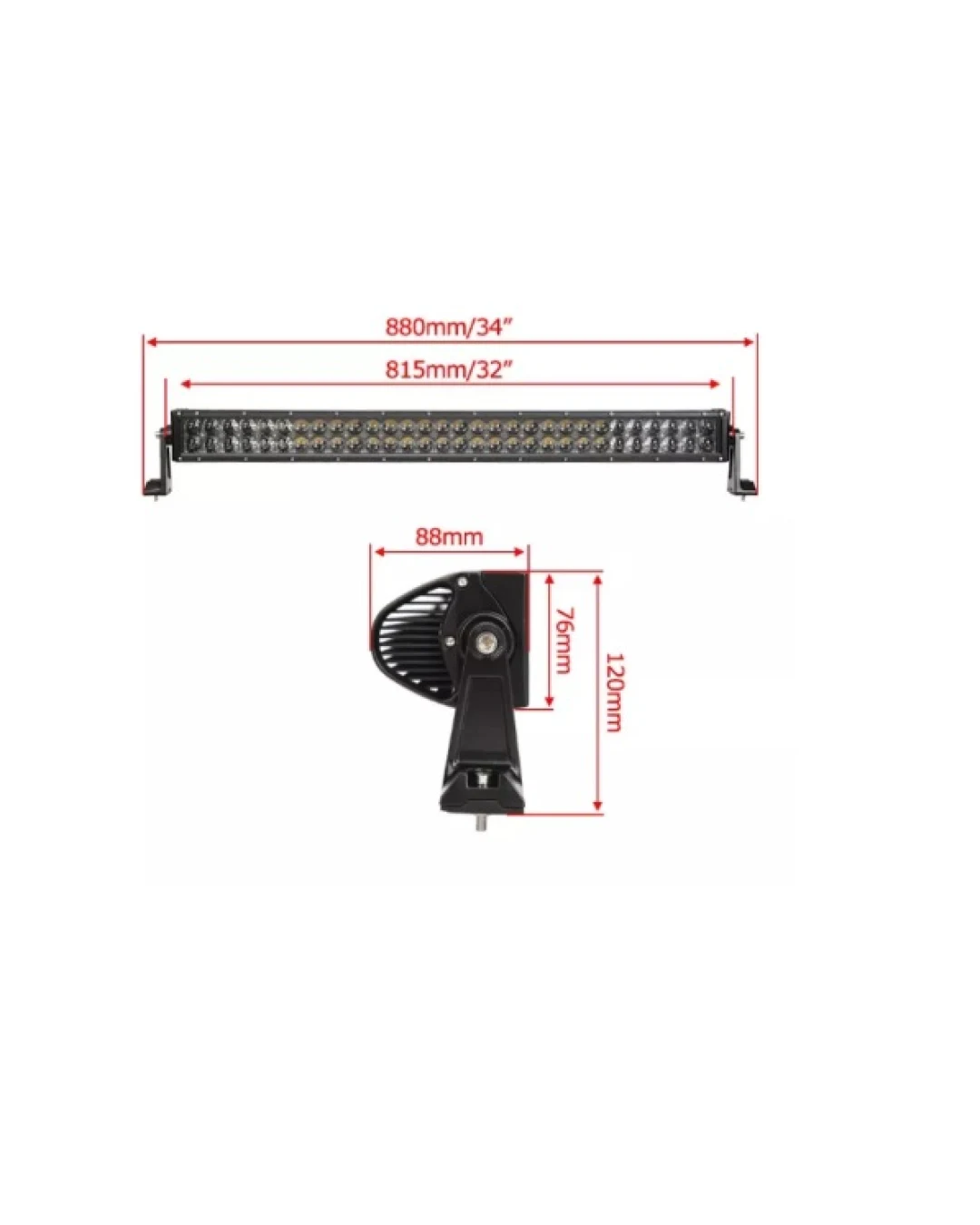 81.5 См 180W Led Bar Лед Диоден Бар Прожектор с комбинирана бяла светлина 12V 24V за автомобил джип оffroad камион