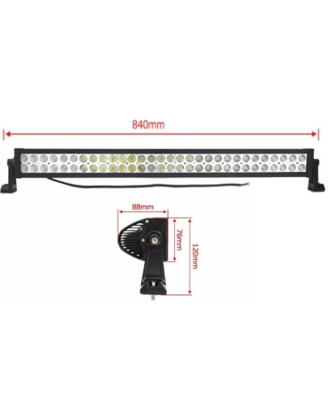 84 См 180W Мощен 4D 4Д Епистар Led Bar Лед Диоден Бар Прожектор 12V 24V 10800 Лумена