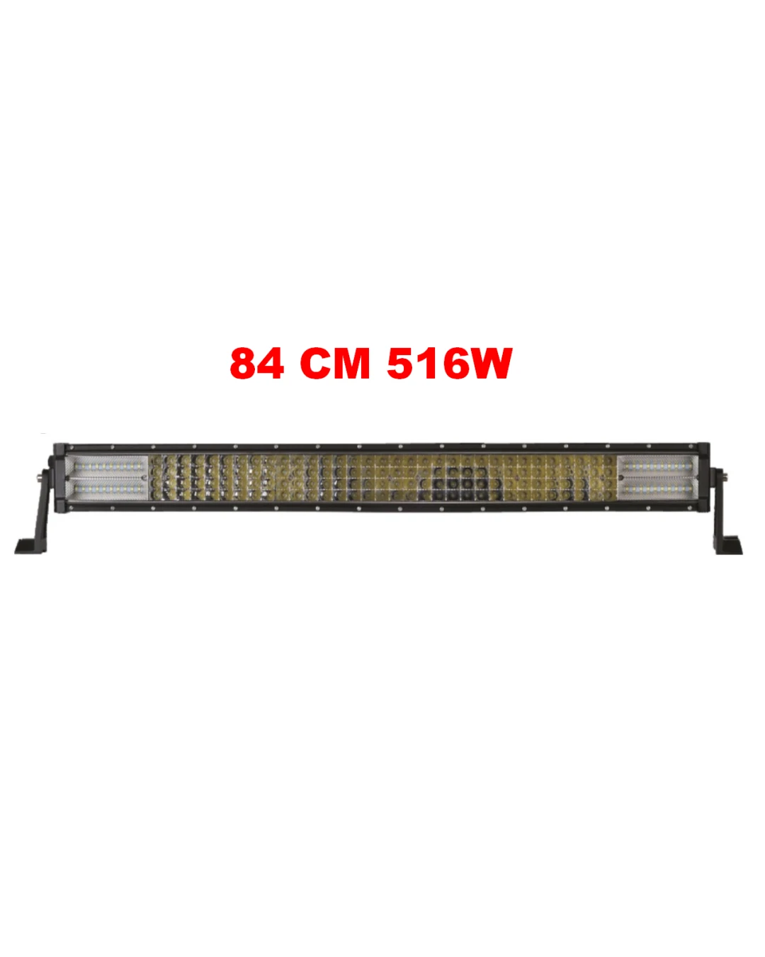 84 См 516W Мощен 7D 7Д Led Bar Лед Диоден Бар Прожектор 12V 24V 4 Редов