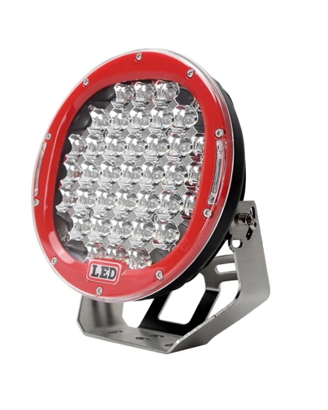 96W LED ЛЕД ДИОДЕН СУПЕР МОЩЕН ВОДОУСТОЙЧИВ ХАЛОГЕН ФАР ПРОЖЕКТОР ЛАМПА 9 225 MM 12-24V
