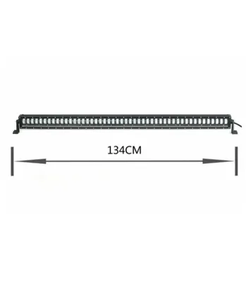 9D 134 СМ Led Bar Лед Бар Hi/Lo Kъси Дълги Водоустойчив Удароустойчив 12V 24V 30720 LМ 384W С Лупи Off-Road Лед Бар За Джип ATV