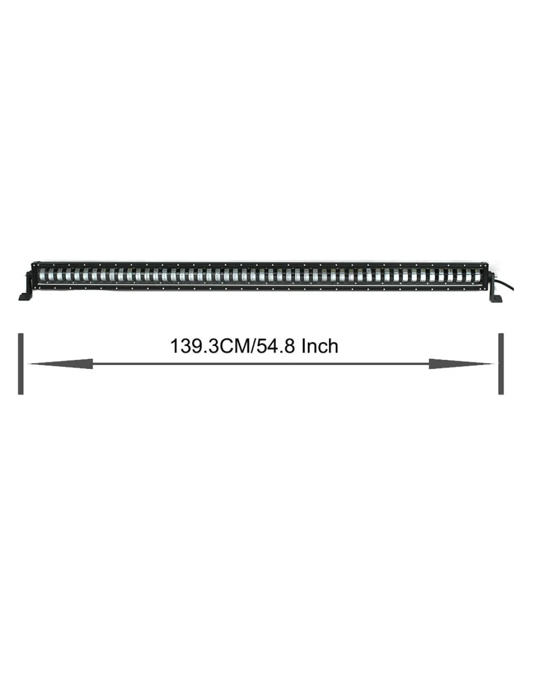 9D 140 СМ Led Bar Лед Бар Hi/Lo Kъси Дълги Водоустойчив Удароустойчив 12V 24V 32000 LМ 400W С Лупи Off-Road Лед Бар За Джип ATV