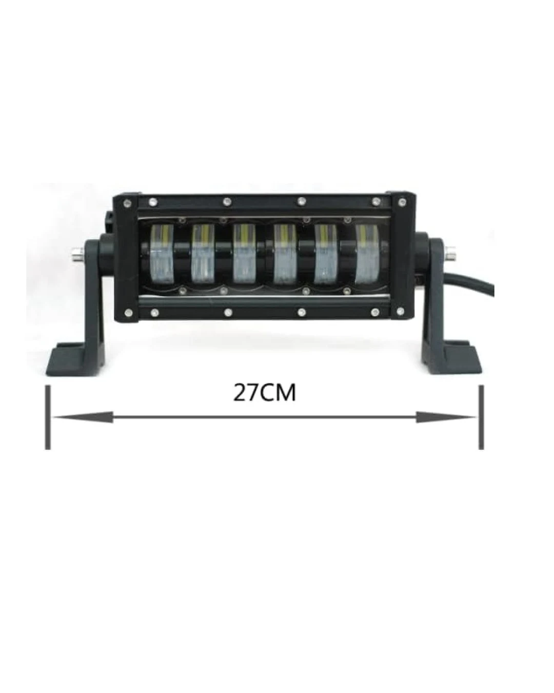 9D 27 СМ Led Bar Лед Бар Hi/Lo Къси Дълги Водоустойчив Удароустойчив 12V 24V 3840 LМ 48W С Лупи Off-Road Лед Бар За Джип ATV
