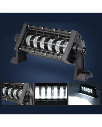 9D 27 СМ Led Bar Лед Бар Hi/Lo Къси Дълги Водоустойчив Удароустойчив 12V 24V 3840 LМ 48W С Лупи Off-Road Лед Бар За Джип ATV