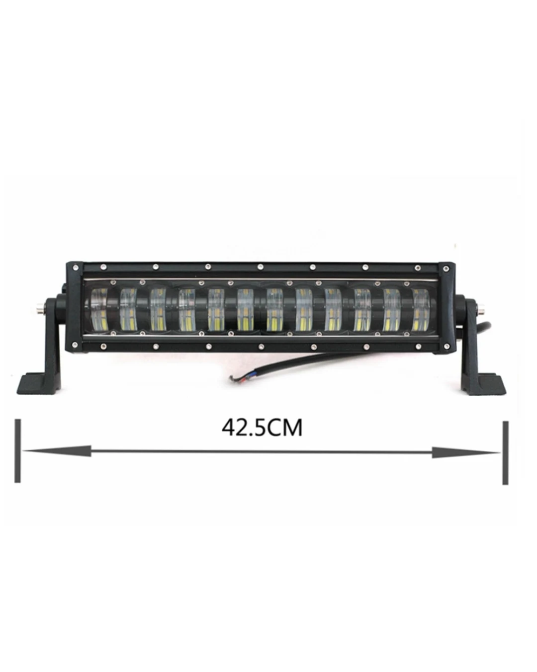 9D 42.5 СМ Led Bar Лед Бар Hi/Lo Kъси Дълги Водоустойчив Удароустойчив 12V 24V 7680 LМ 96W С Лупи Off-Road Лед Бар За Джип ATV