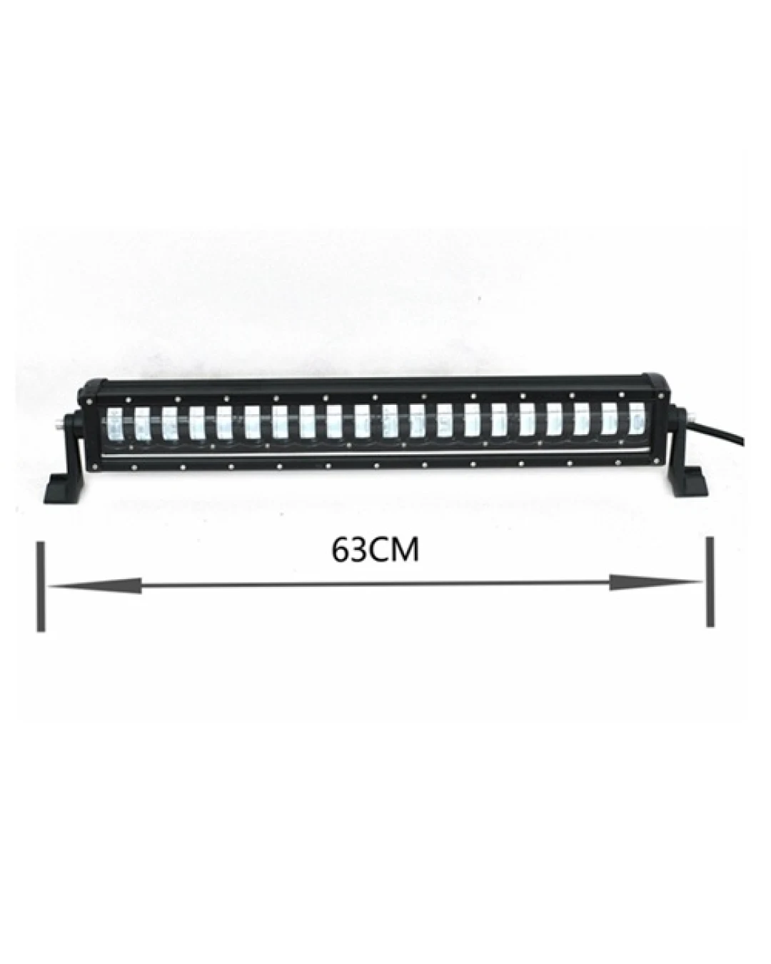 9D 63 СМ Led Bar Лед Бар Hi/Lo Kъси Дълги Водоустойчив Удароустойчив 12V 24V 12800 LМ 160W С Лупи Off-Road Лед Бар За Джип ATV