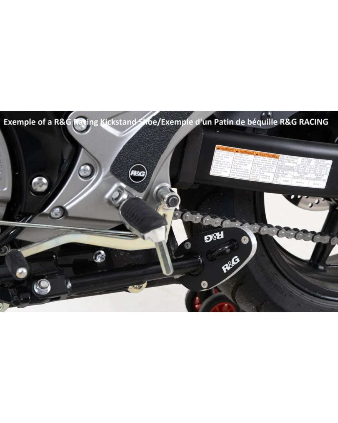 Адаптер за странична стойка R&G RACING Kickstand shoe - BMW G310GS 17-25
