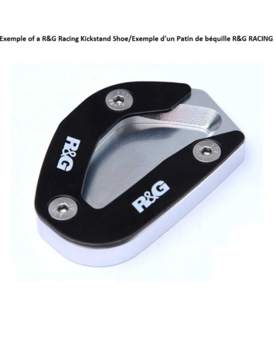 Адаптер за странична стойка R&G RACING Kickstand shoe - BMW G310GS 17-25
