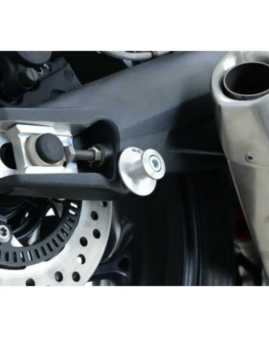 Адаптери за стойка R&G RACING M10 Silver Bobbins Triumph Tiger 800 XRX 15-17