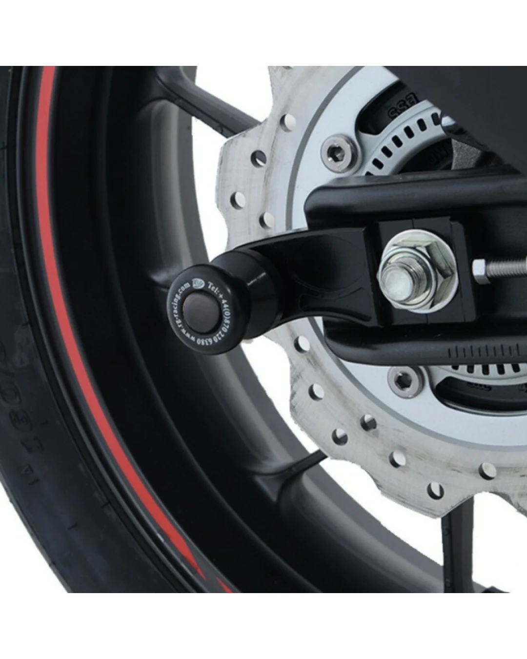 Адаптери за стойка R&G RACING Offset Cotton Reels Black Honda CB500F/CBR500R