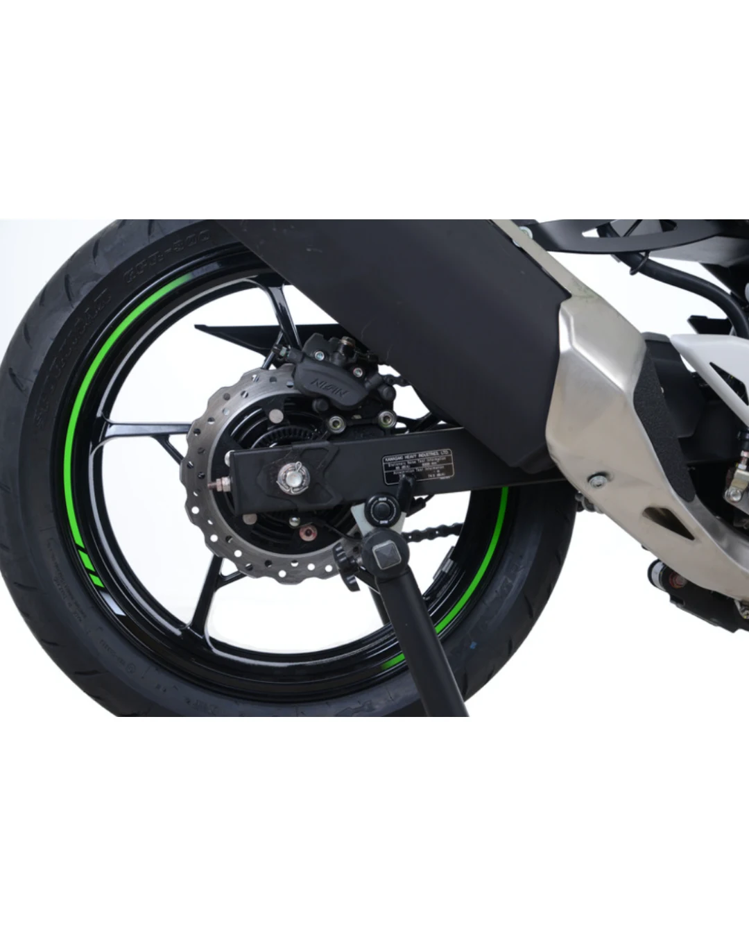 Адаптери за стойка R&G RACING Offset Cotton Reels Black Kawasaki Ninja 400 18-24