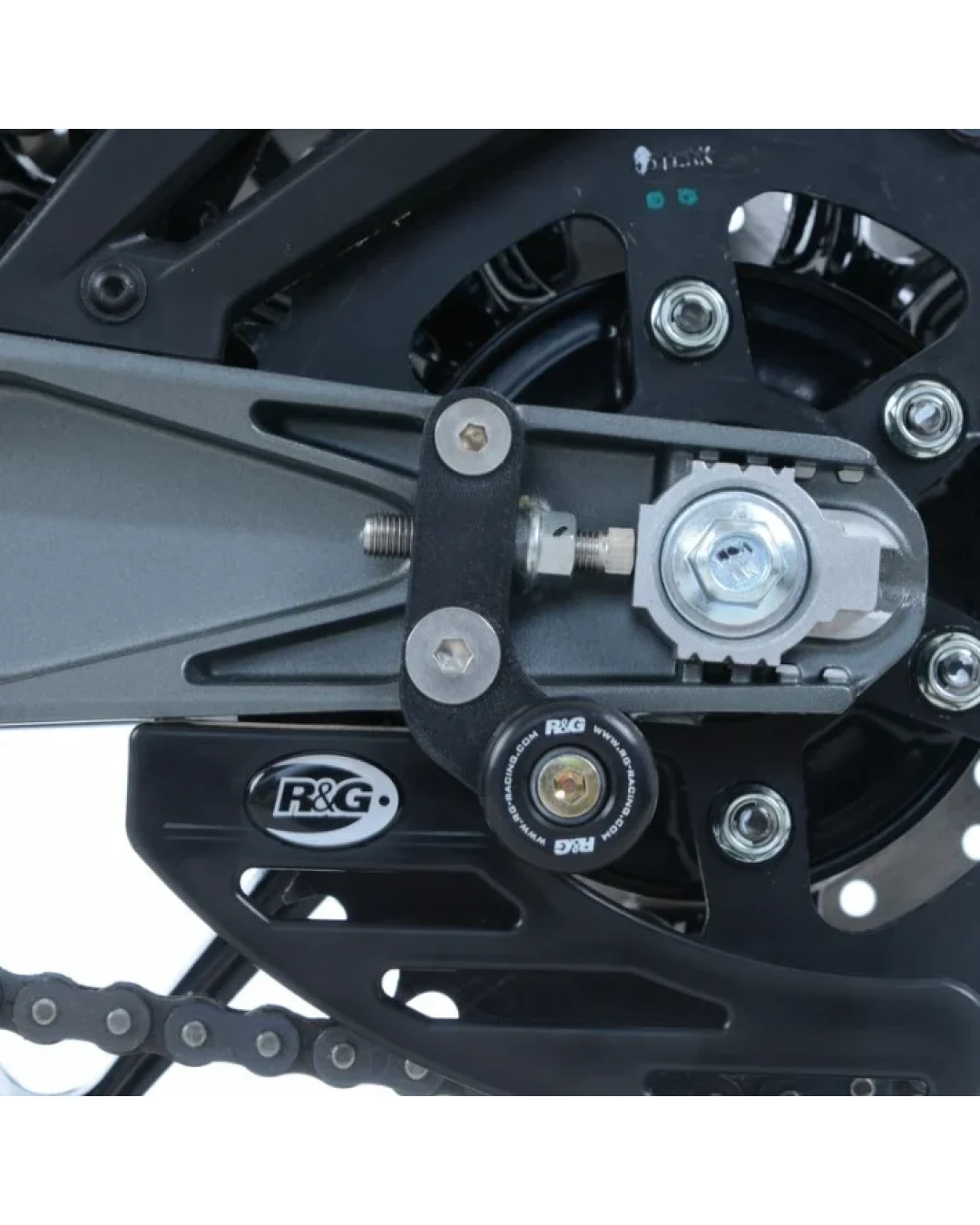 Адаптери за стойка R&G RACING Offset Cotton Reels Black KTM RC 390 17-21 / 125 17-21 / Duke 125 17-23