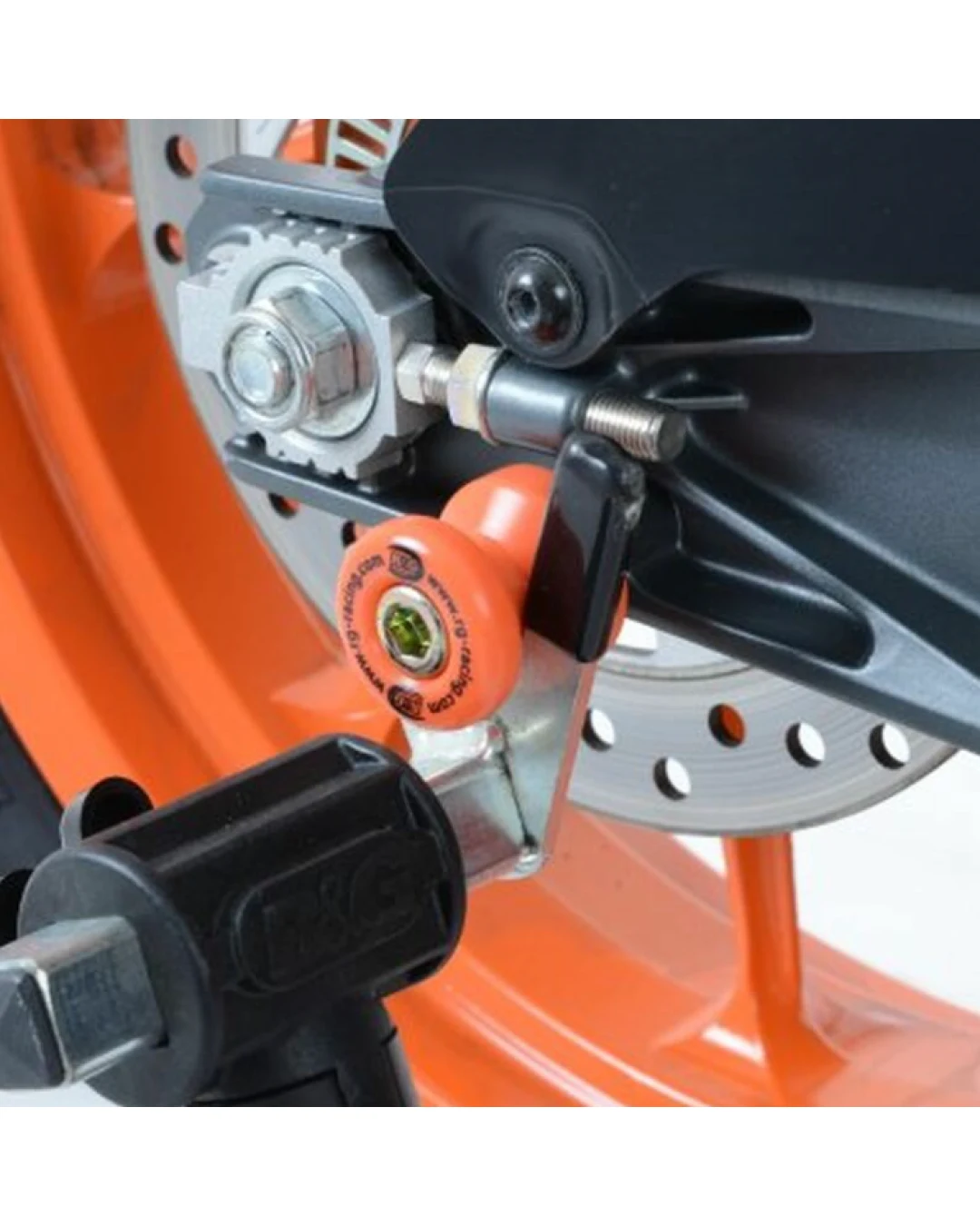 Адаптери за стойка R&G RACING stand bobbins Orange Z750 '03-06, ZX10R '04-07, ZX12R