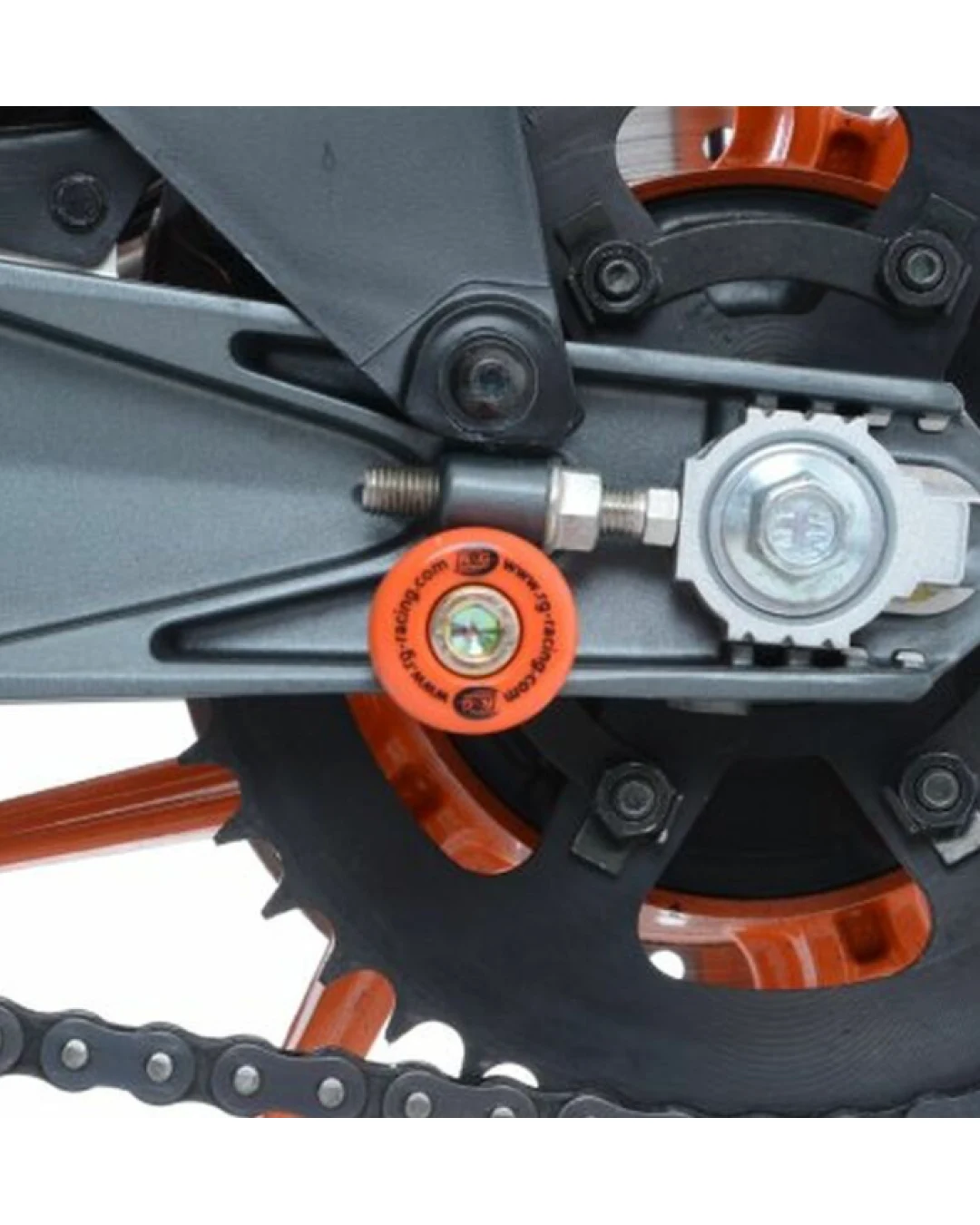 Адаптери за стойка R&G RACING stand bobbins Orange Z750 '03-06, ZX10R '04-07, ZX12R