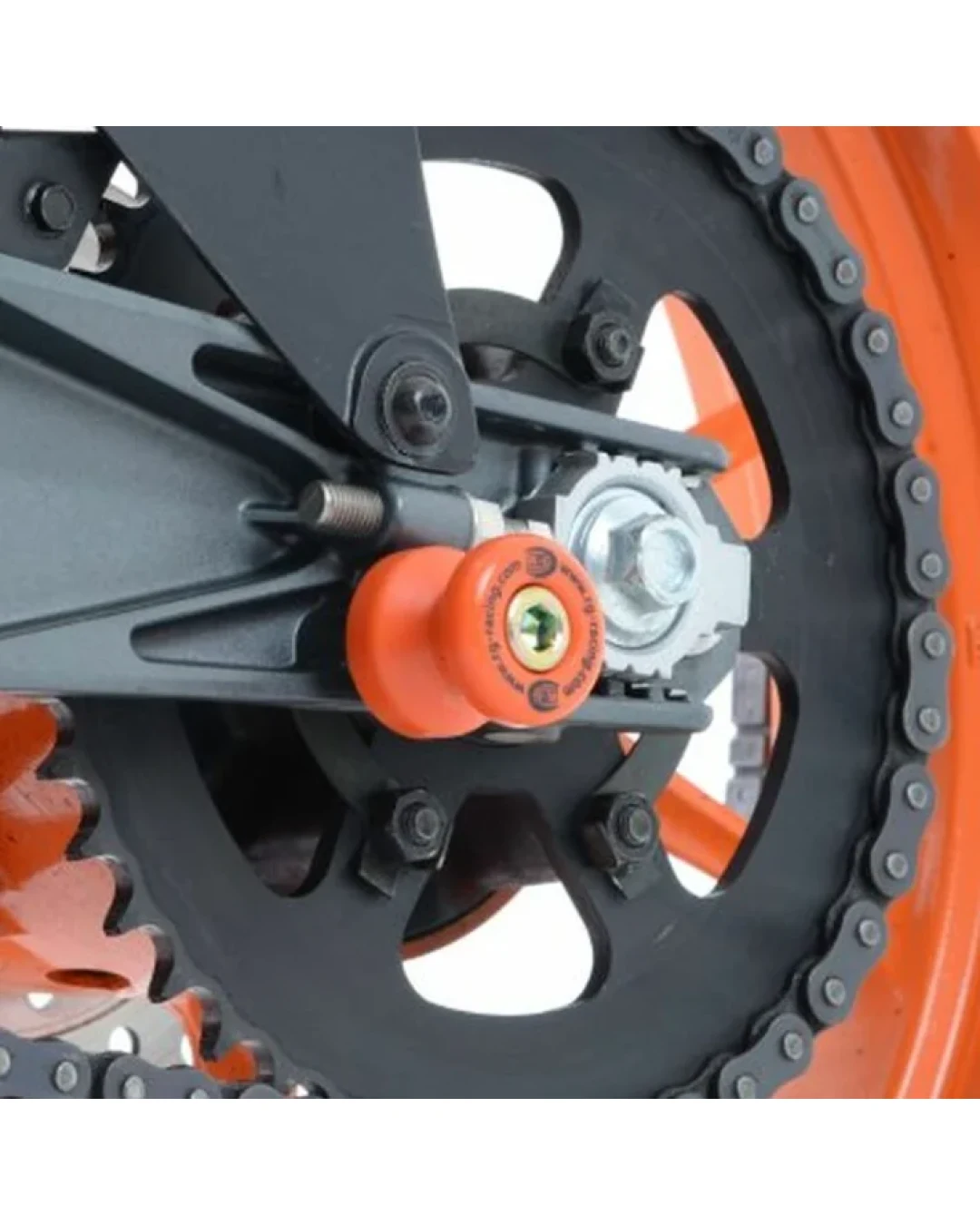 Адаптери за стойка R&G RACING stand bobbins Orange Z750 '03-06, ZX10R '04-07, ZX12R
