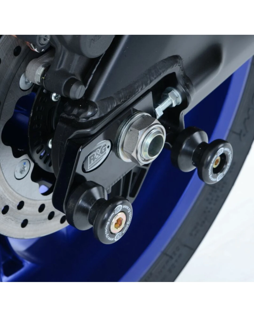 Адаптери за стойка R&G RACING Stand Bobbins /w Mounting Plate Black Yamaha YZF-R1 08-23