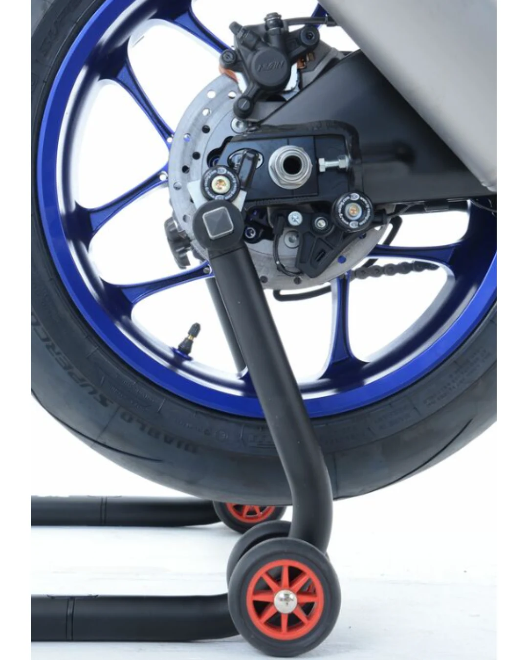 Адаптери за стойка R&G RACING Stand Bobbins /w Mounting Plate Black Yamaha YZF-R1 08-23
