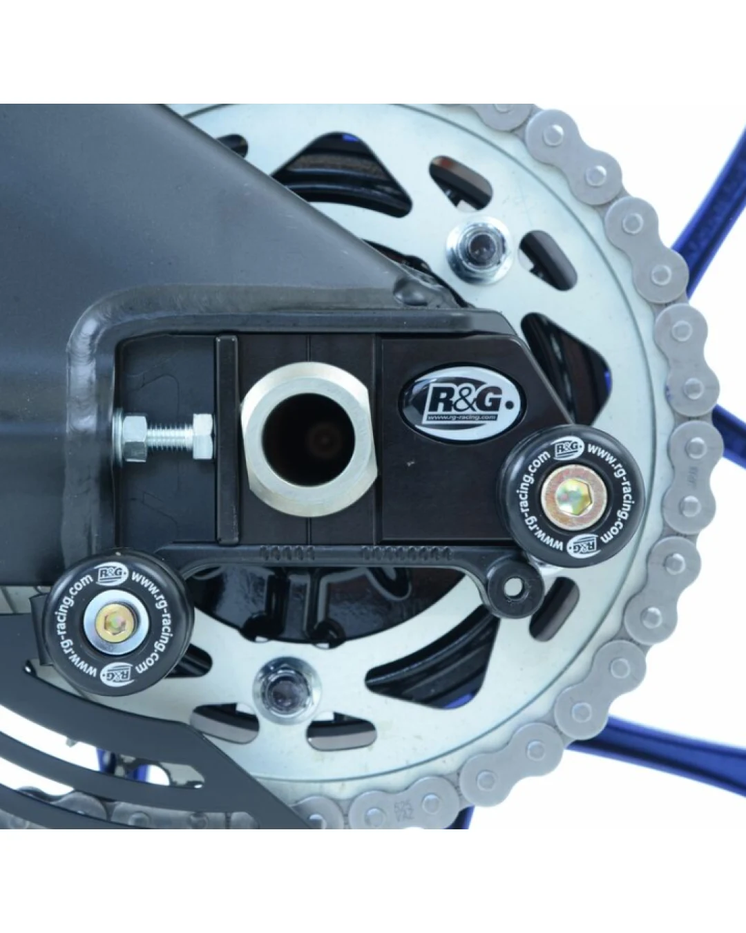 Адаптери за стойка R&G RACING Stand Bobbins /w Mounting Plate Black Yamaha YZF-R1 08-23