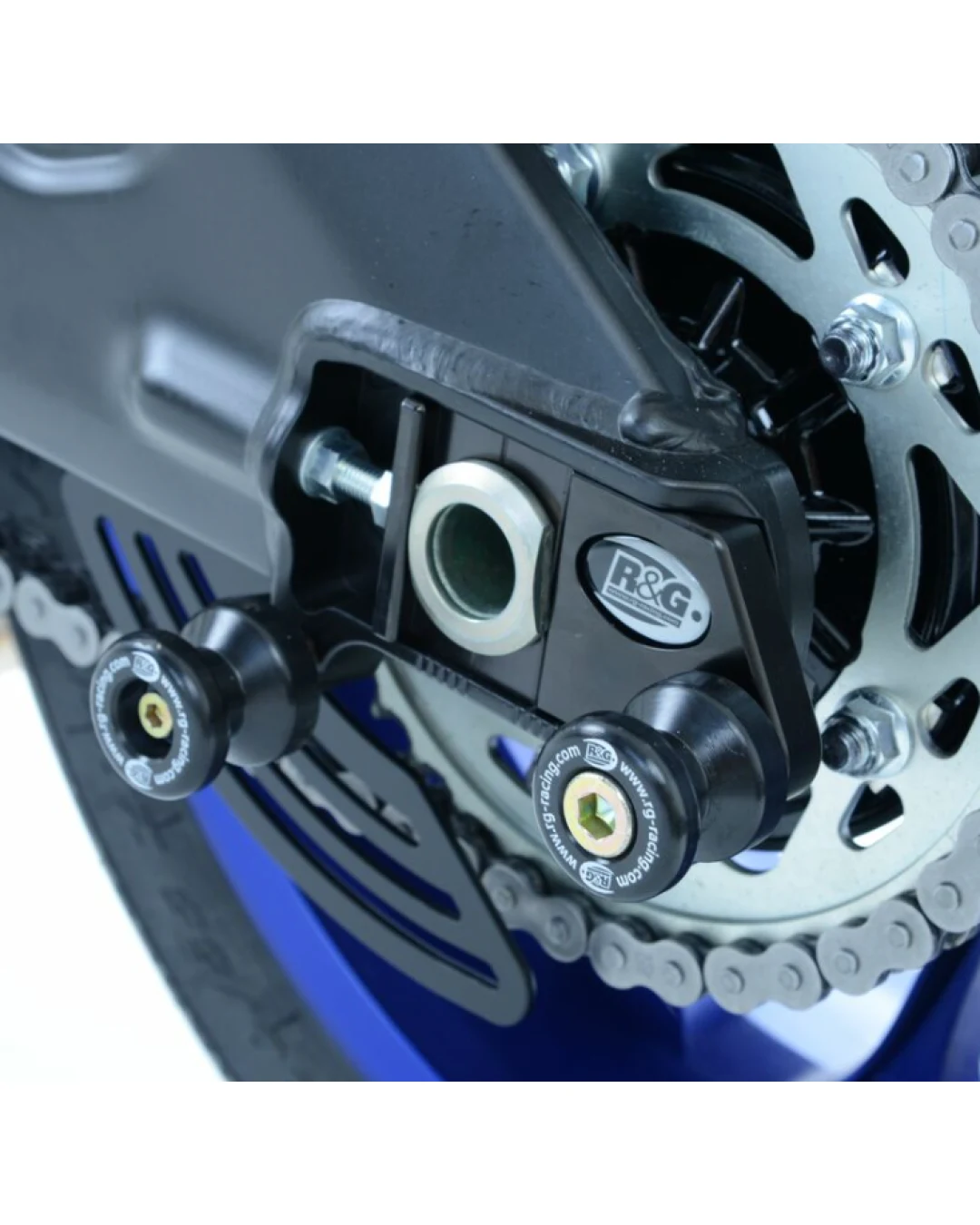 Адаптери за стойка R&G RACING Stand Bobbins /w Mounting Plate Black Yamaha YZF-R1 08-23