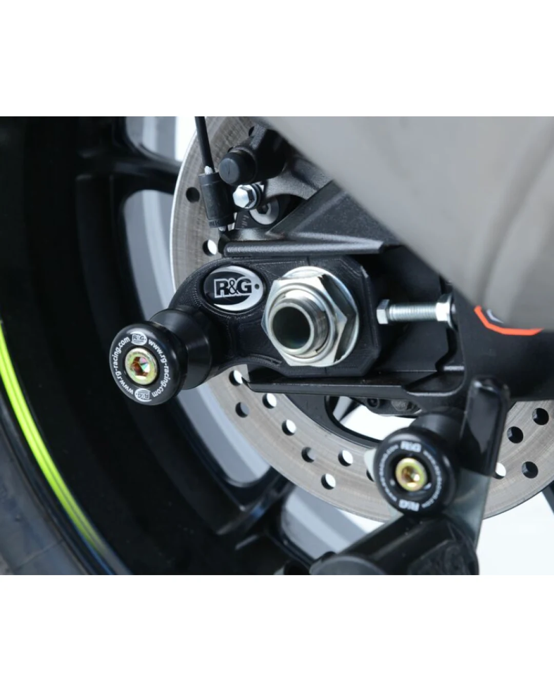 Адаптери за стойка R&G RACING Stand Bobbins with Mounting Plate Black Suzuki GSX-R1000 17-21
