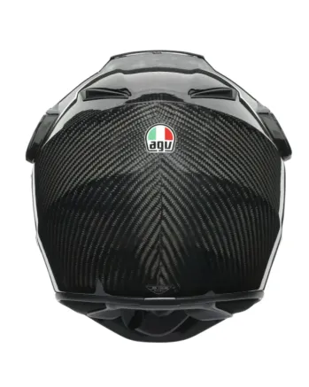 Адвенчър каска AGV AX9 DOT(E2206) MPLK - MONO GLOSSY CARBON