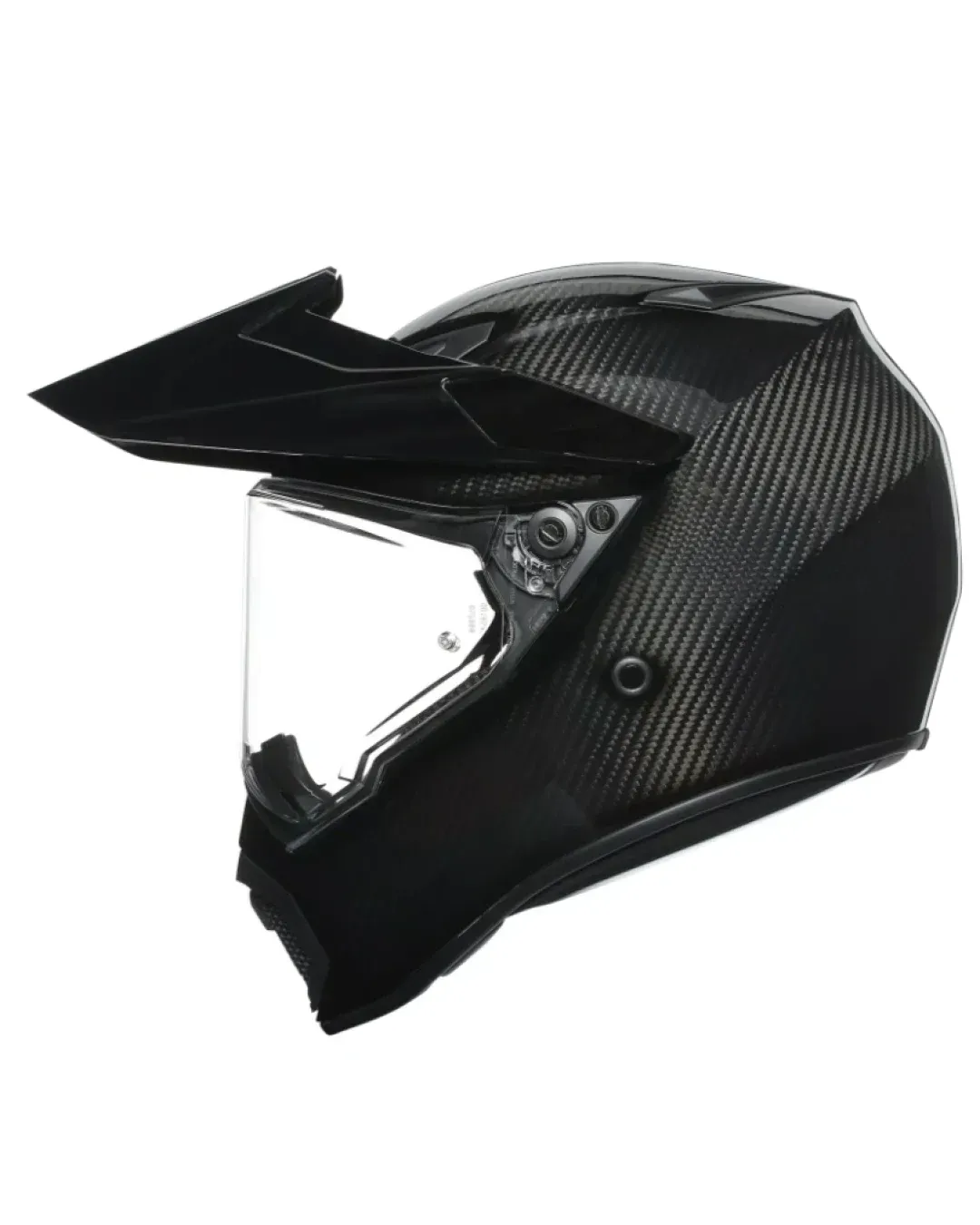 Адвенчър каска AGV AX9 DOT(E2206) MPLK - MONO GLOSSY CARBON