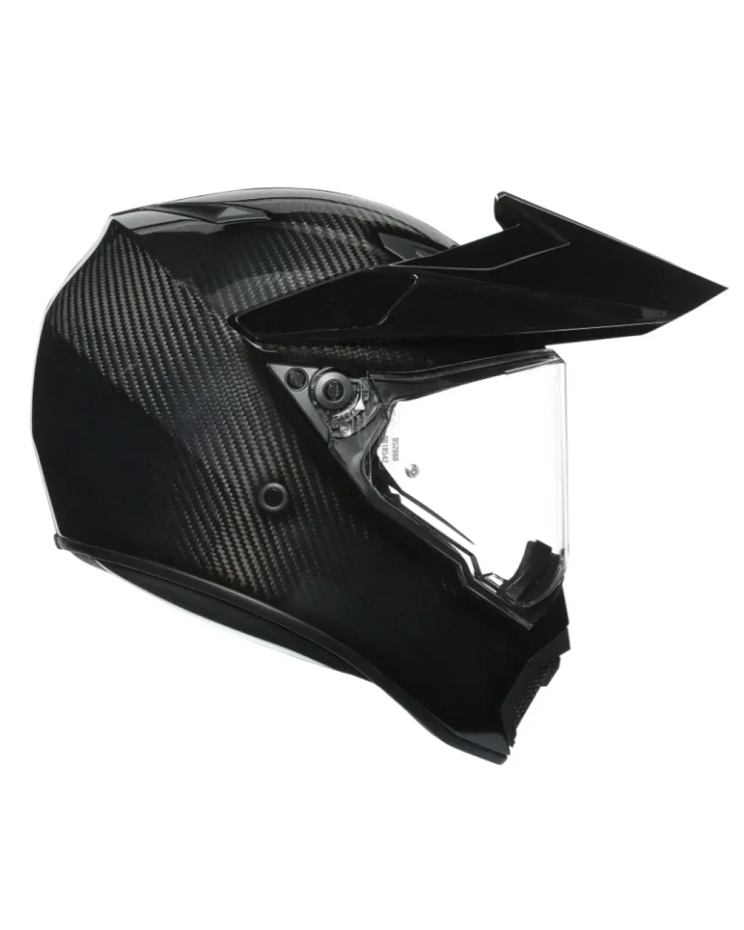 Адвенчър каска AGV AX9 DOT(E2206) MPLK - MONO GLOSSY CARBON
