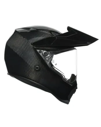 Адвенчър каска AGV AX9 DOT(E2206) MPLK - MONO GLOSSY CARBON
