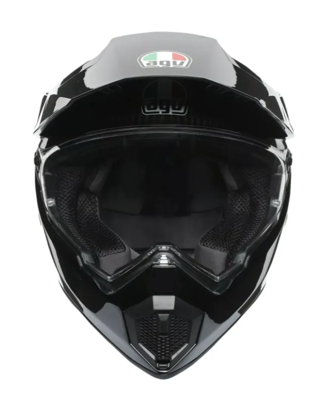 Адвенчър каска AGV AX9 DOT(E2206) MPLK - MONO GLOSSY CARBON